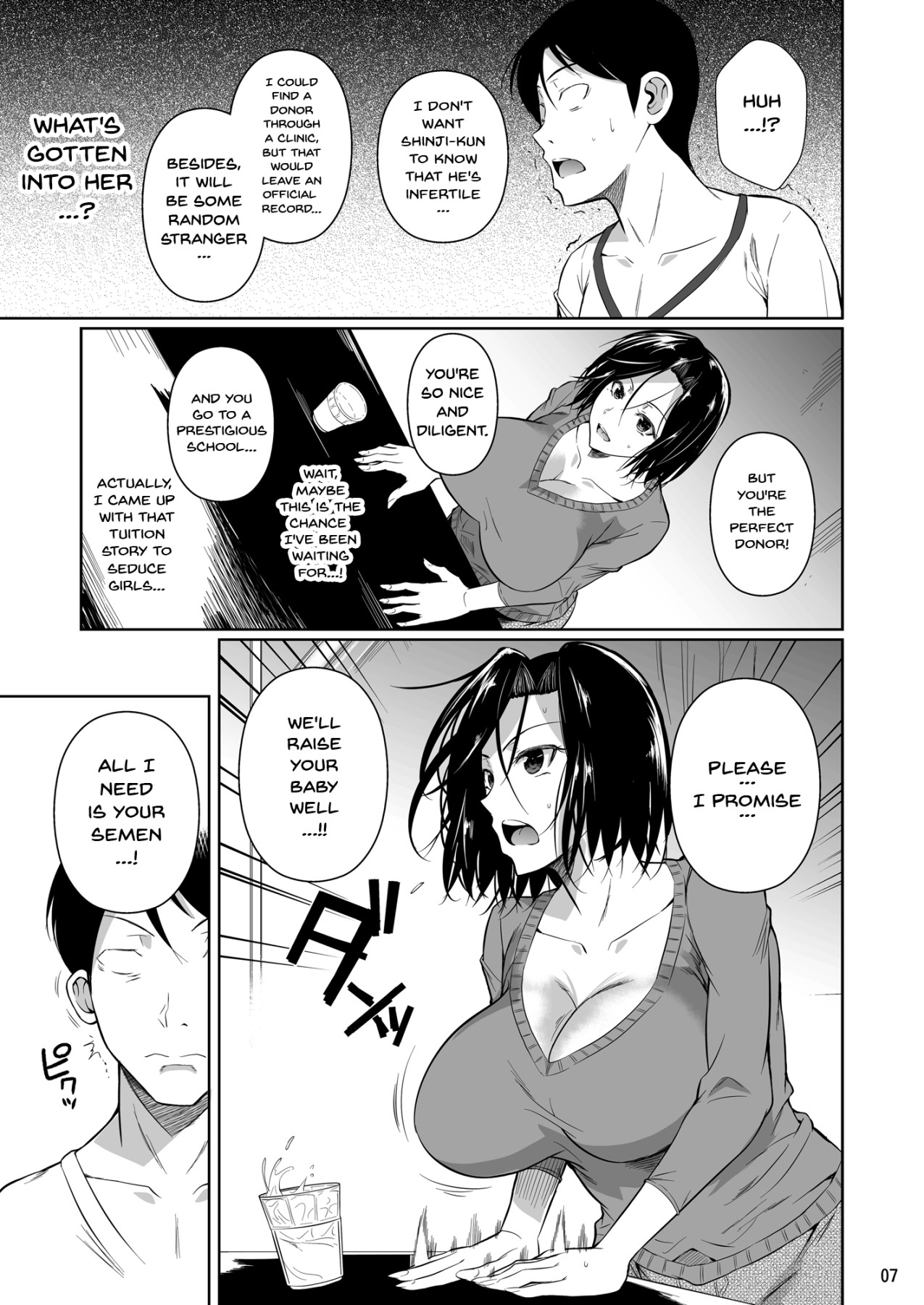 Hentai Manga Comic-The Downtown Shopping Street's Wife's Holes-Read-8